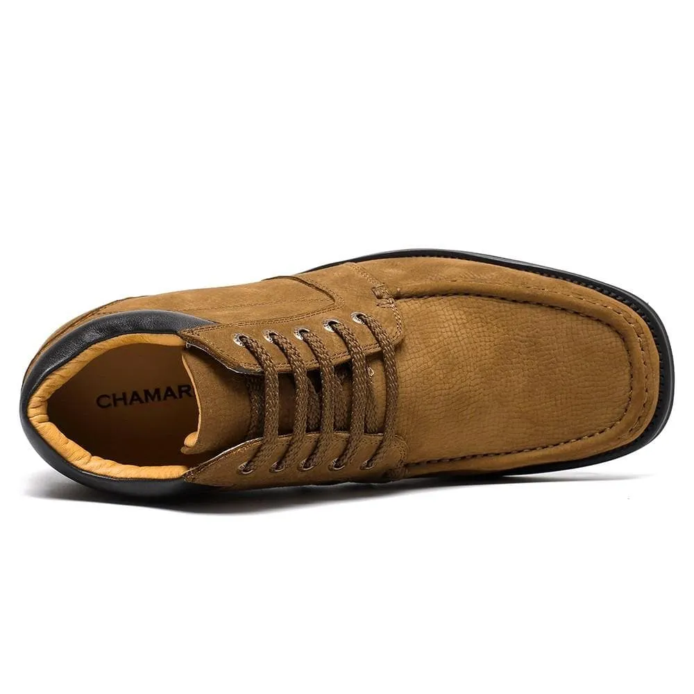 9 CM / 3.54 Inches Taller - CMR CHAMARIPA Elevator Boots Height Increasing Shoes For Men Tall Men Boots