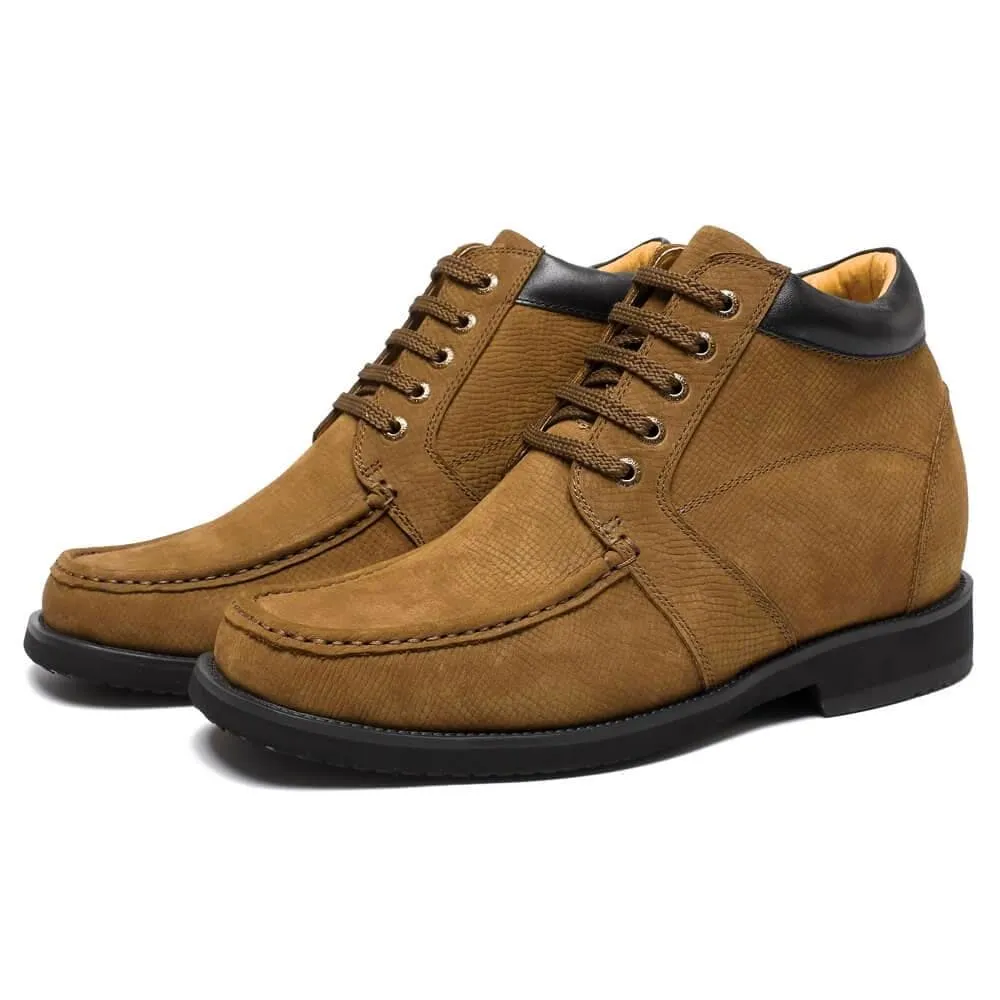 9 CM / 3.54 Inches Taller - CMR CHAMARIPA Elevator Boots Height Increasing Shoes For Men Tall Men Boots