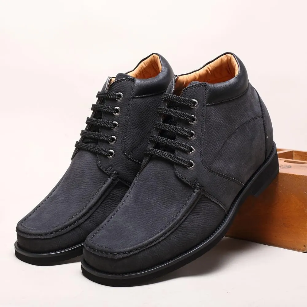 9 CM / 3.54 Inches Taller - CMR CHAMARIPA Elevator Boots Height Increasing Shoes For Men Tall Men Boots