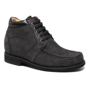 9 CM / 3.54 Inches Taller - CMR CHAMARIPA Elevator Boots Height Increasing Shoes For Men Tall Men Boots