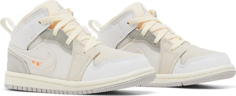 Air Jordan 1 Mid SE Craft TD Inside Out, white