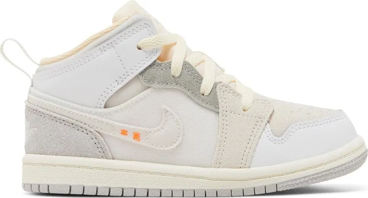 Air Jordan 1 Mid SE Craft TD Inside Out, white