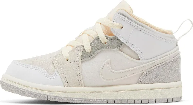 Air Jordan 1 Mid SE Craft TD Inside Out, white