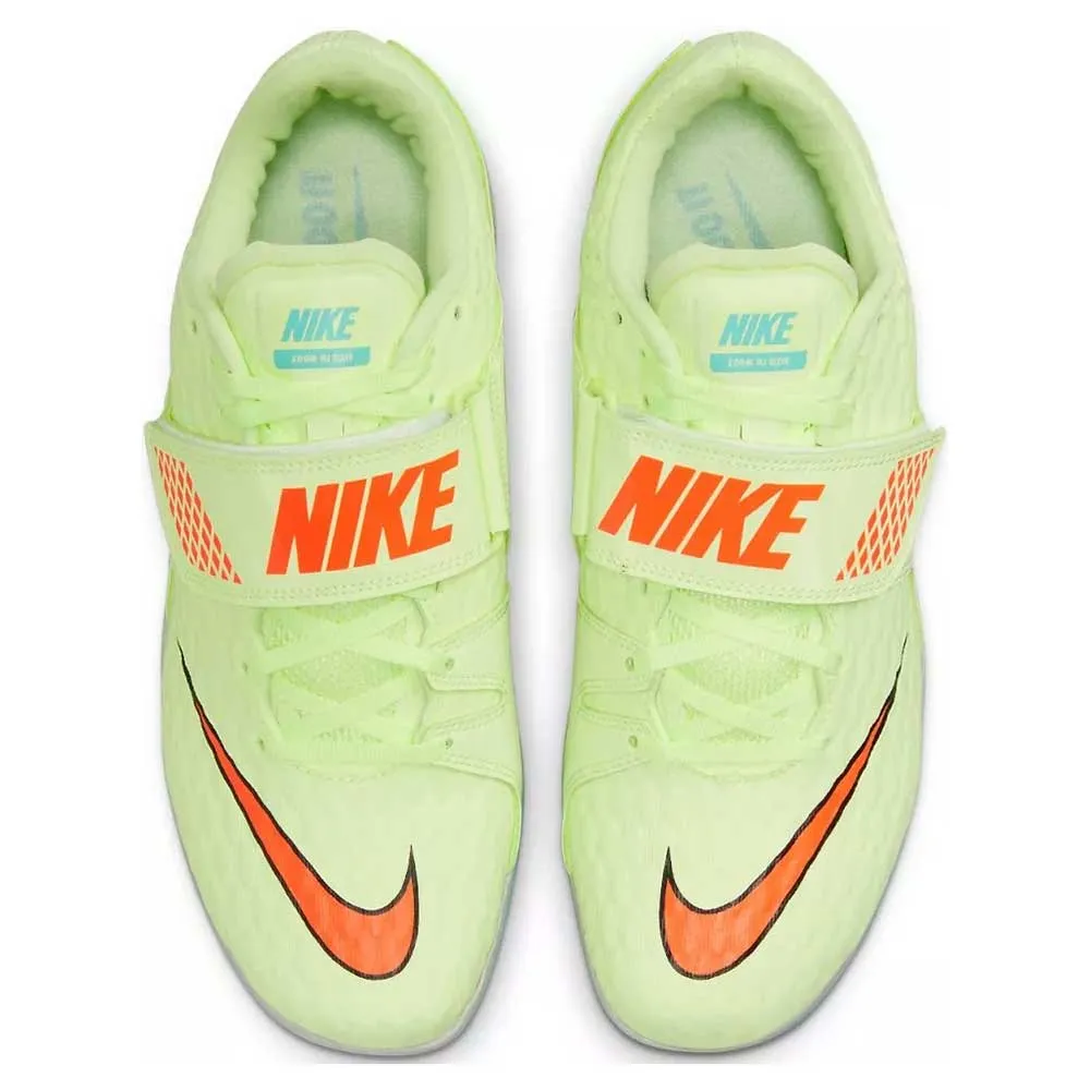 All Gender Nike High Jump Elite Spike-  Barely Volt/Hyper Orange/Dynamic Turq - Regular (D)