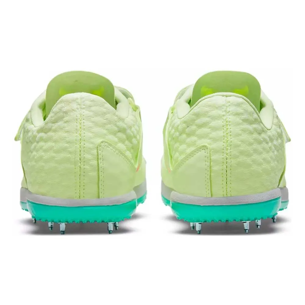 All Gender Nike High Jump Elite Spike-  Barely Volt/Hyper Orange/Dynamic Turq - Regular (D)