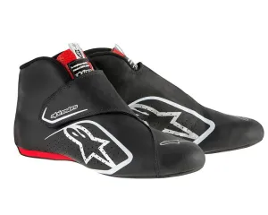 ALPINESTARS SUPERMONO SHOE BLACK RED SZ 8