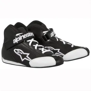 ALPINESTARS TECH 1-KS SHOE BLACK WHITE SZ 12.5