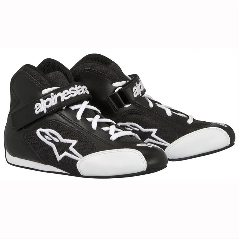 ALPINESTARS TECH 1-KS SHOE BLACK WHITE SZ 12.5