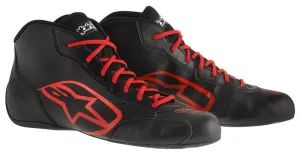 ALPINESTARS TECH 1-KSTART SHOE BLACK RED SZ 2.5