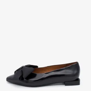 Angel Alarcon Black Big Bow Pump|24631530N