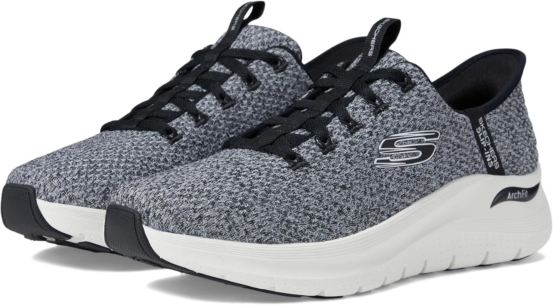 Arch Fit 2.0 Look Ahead Hands Free Slip-In SKECHERS, White/Black