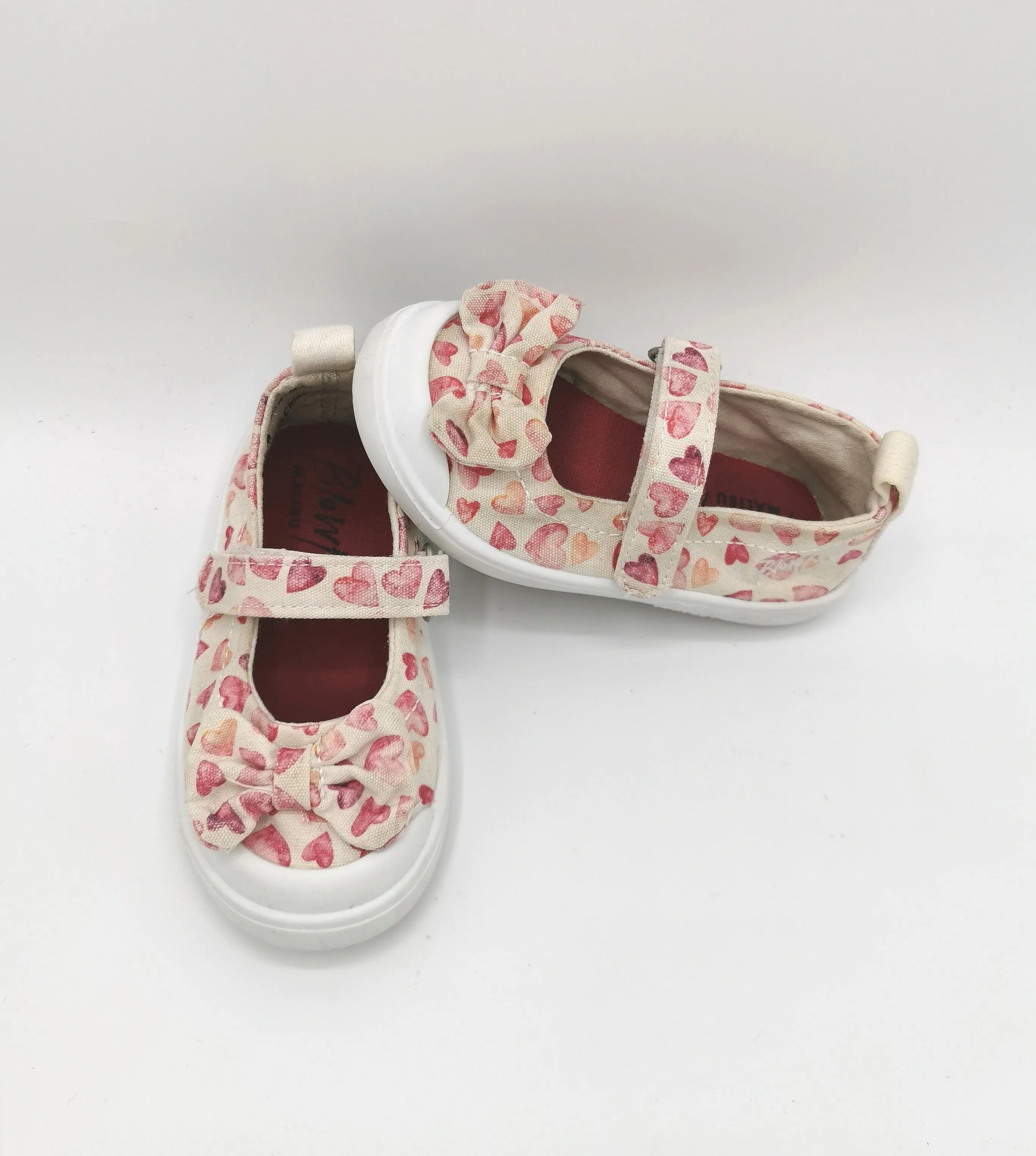 BABY GIRL SIZE 6 TODDLER - BLOWFISH Velcro Mary Jane Shoes EUC B2