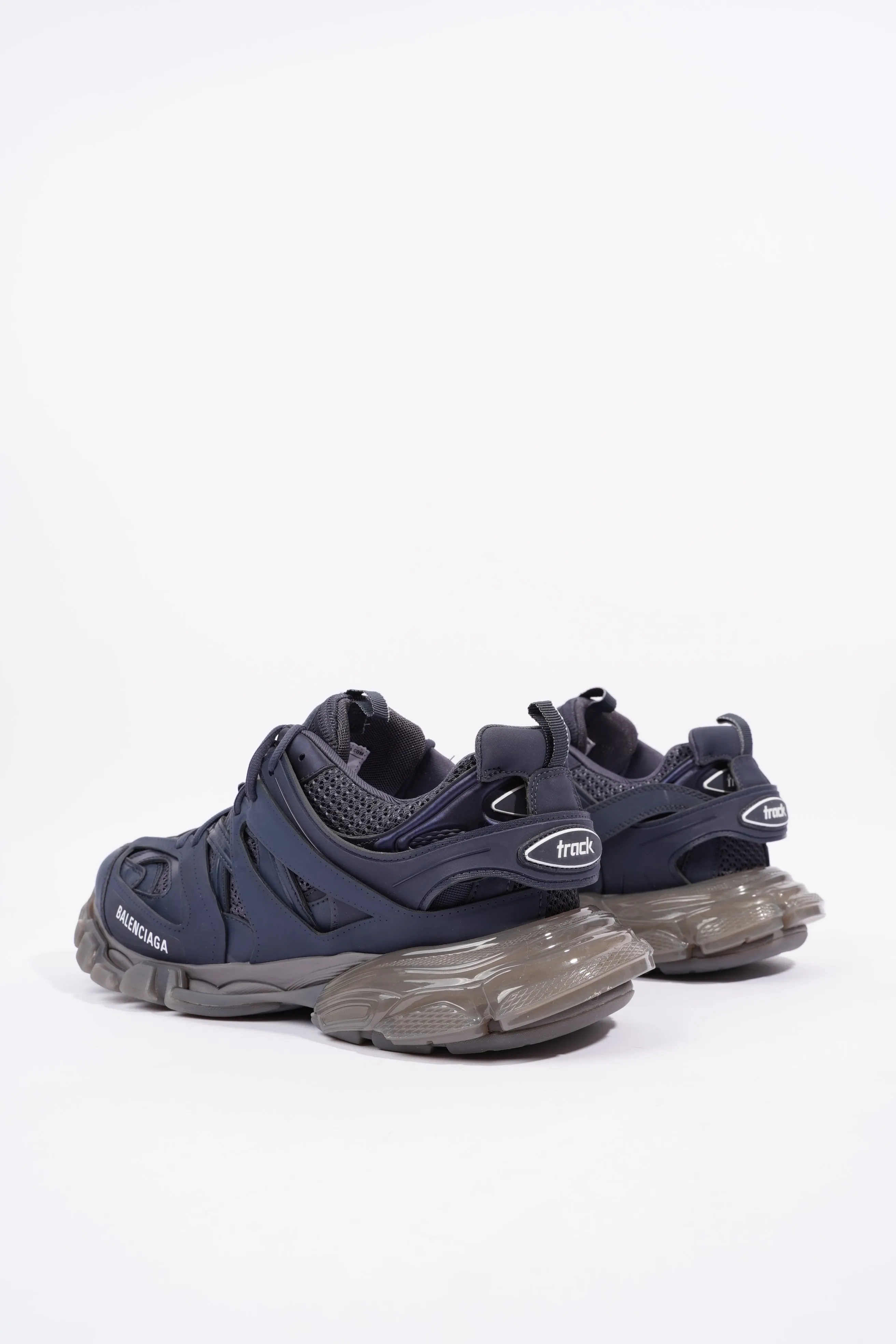 Balenciaga Mens Track Navy / Grey / Clear EU 44 / UK 10