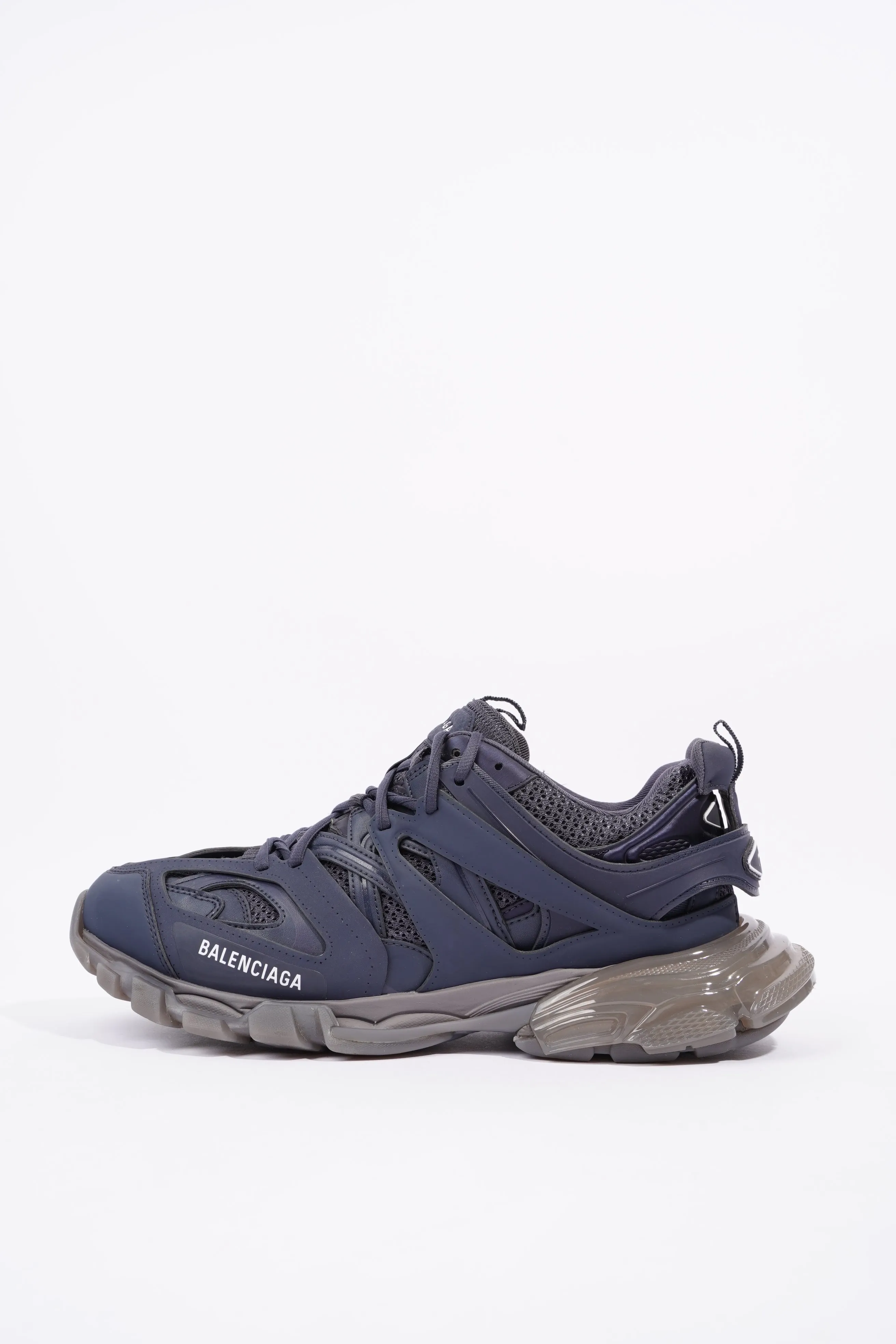 Balenciaga Mens Track Navy / Grey / Clear EU 44 / UK 10