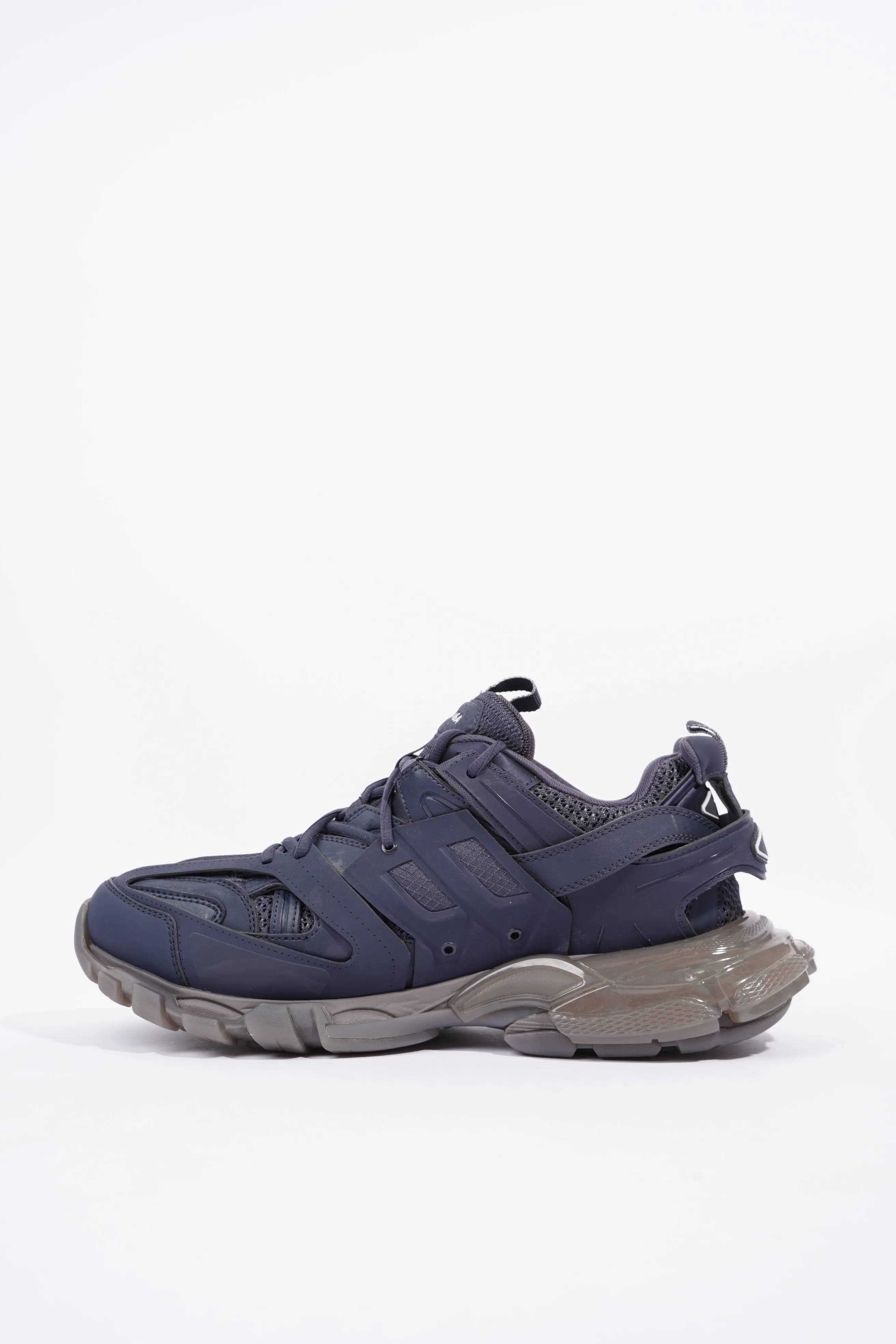 Balenciaga Mens Track Navy / Grey / Clear EU 44 / UK 10