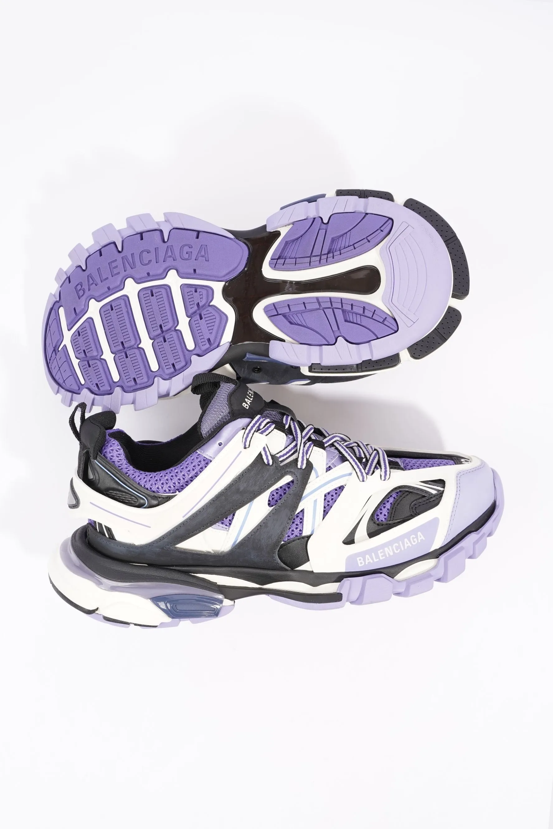 Balenciaga Mens Track Purple / White EU 42 / UK 8