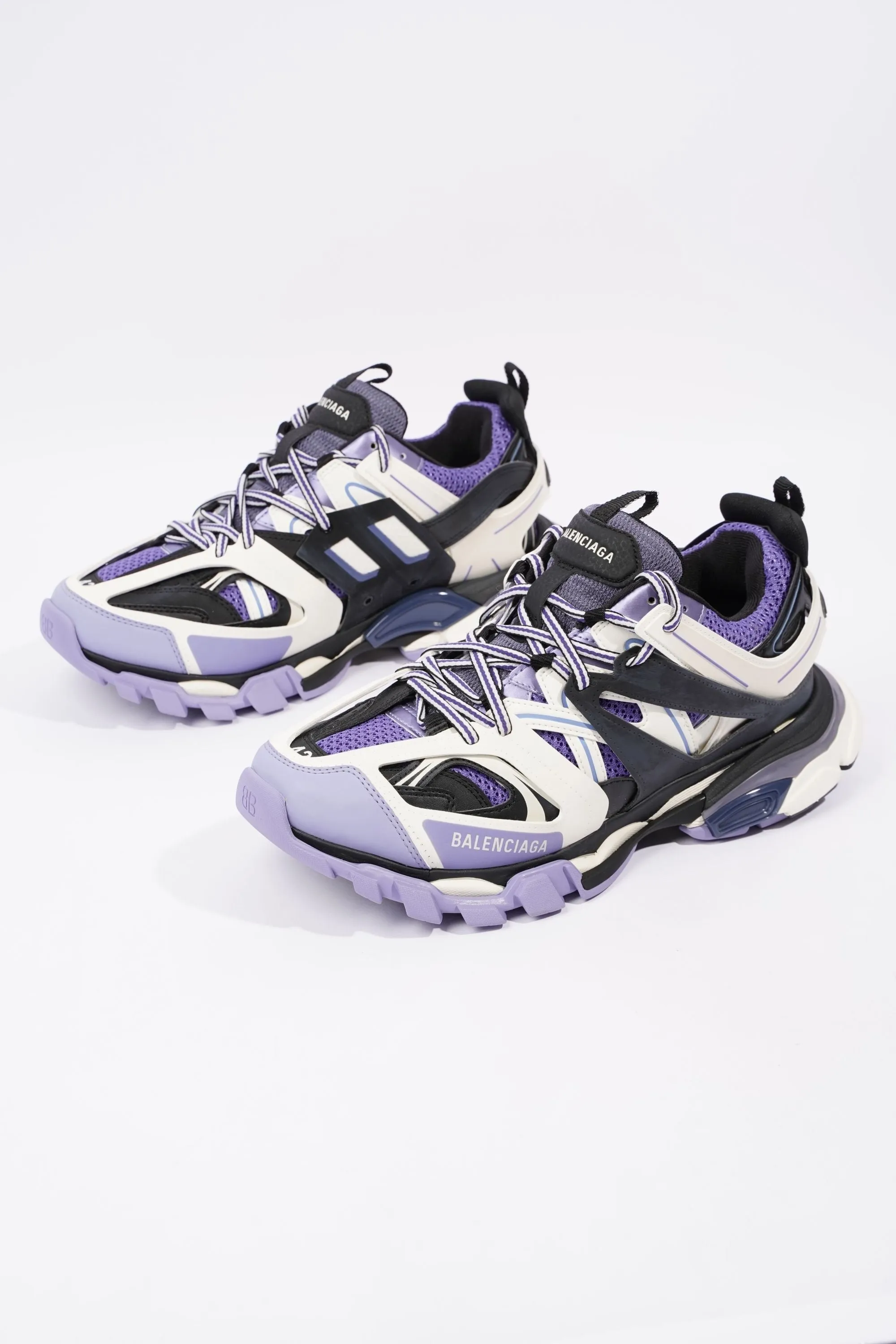 Balenciaga Mens Track Purple / White EU 42 / UK 8
