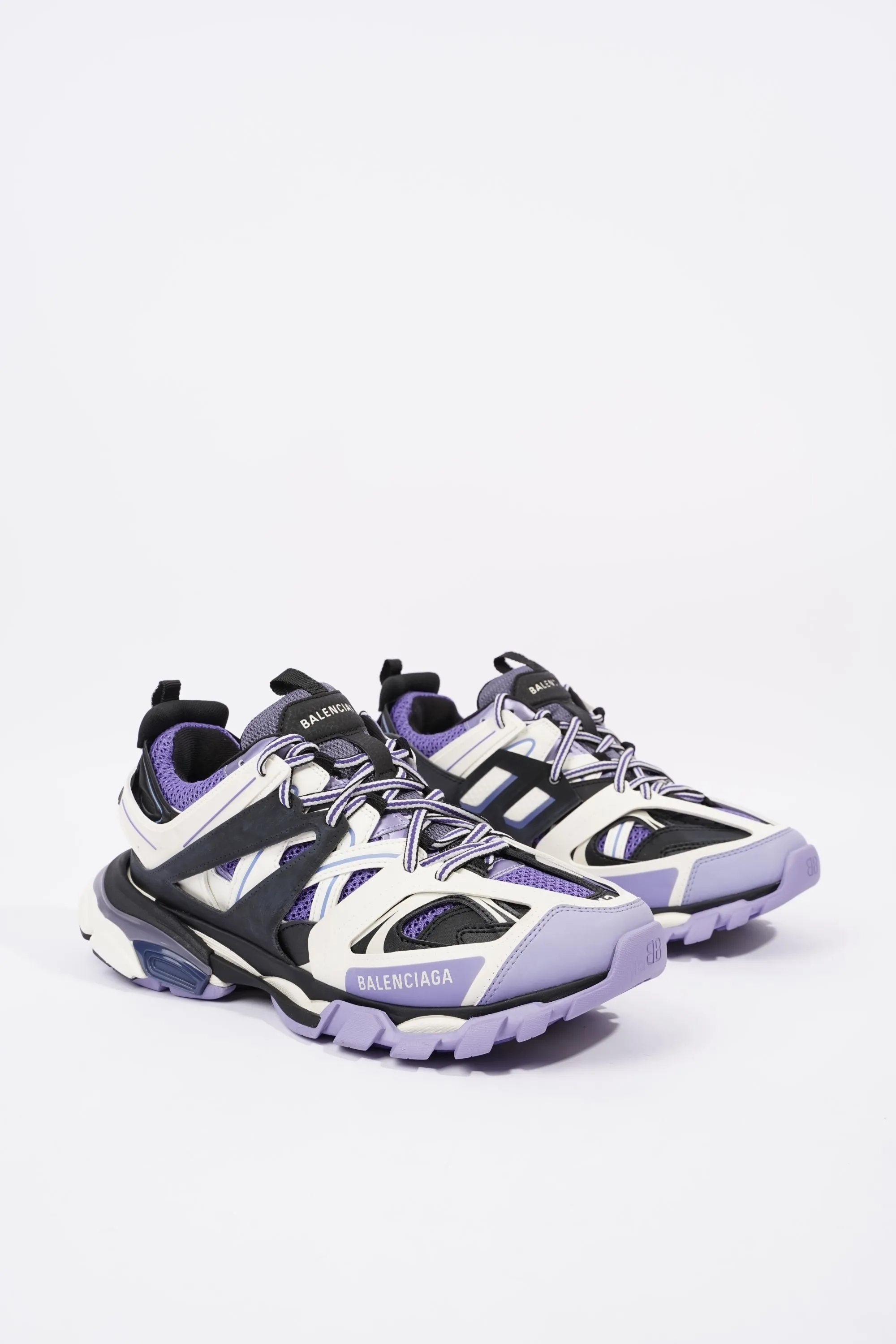 Balenciaga Mens Track Purple / White EU 42 / UK 8