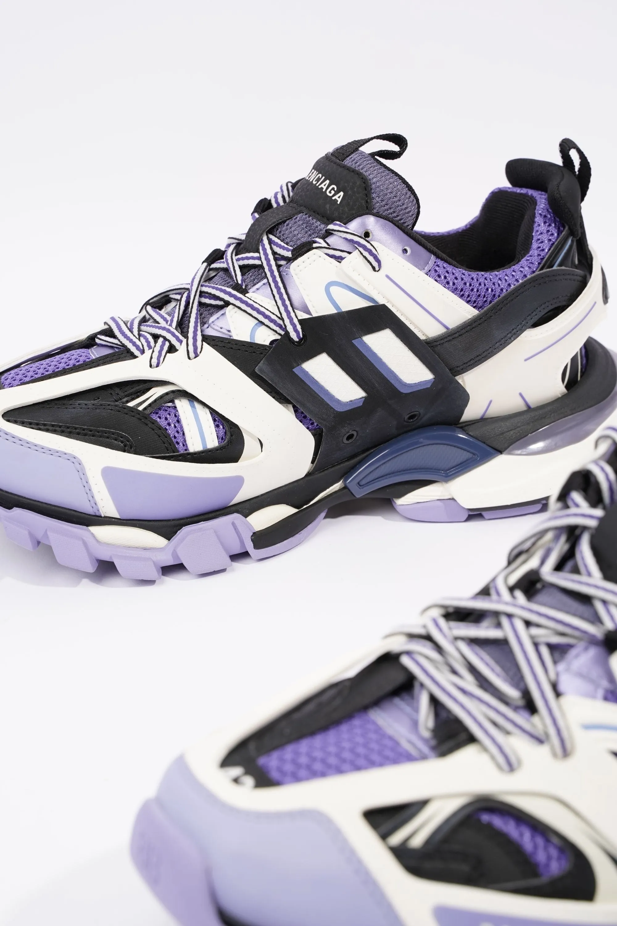 Balenciaga Mens Track Purple / White EU 42 / UK 8