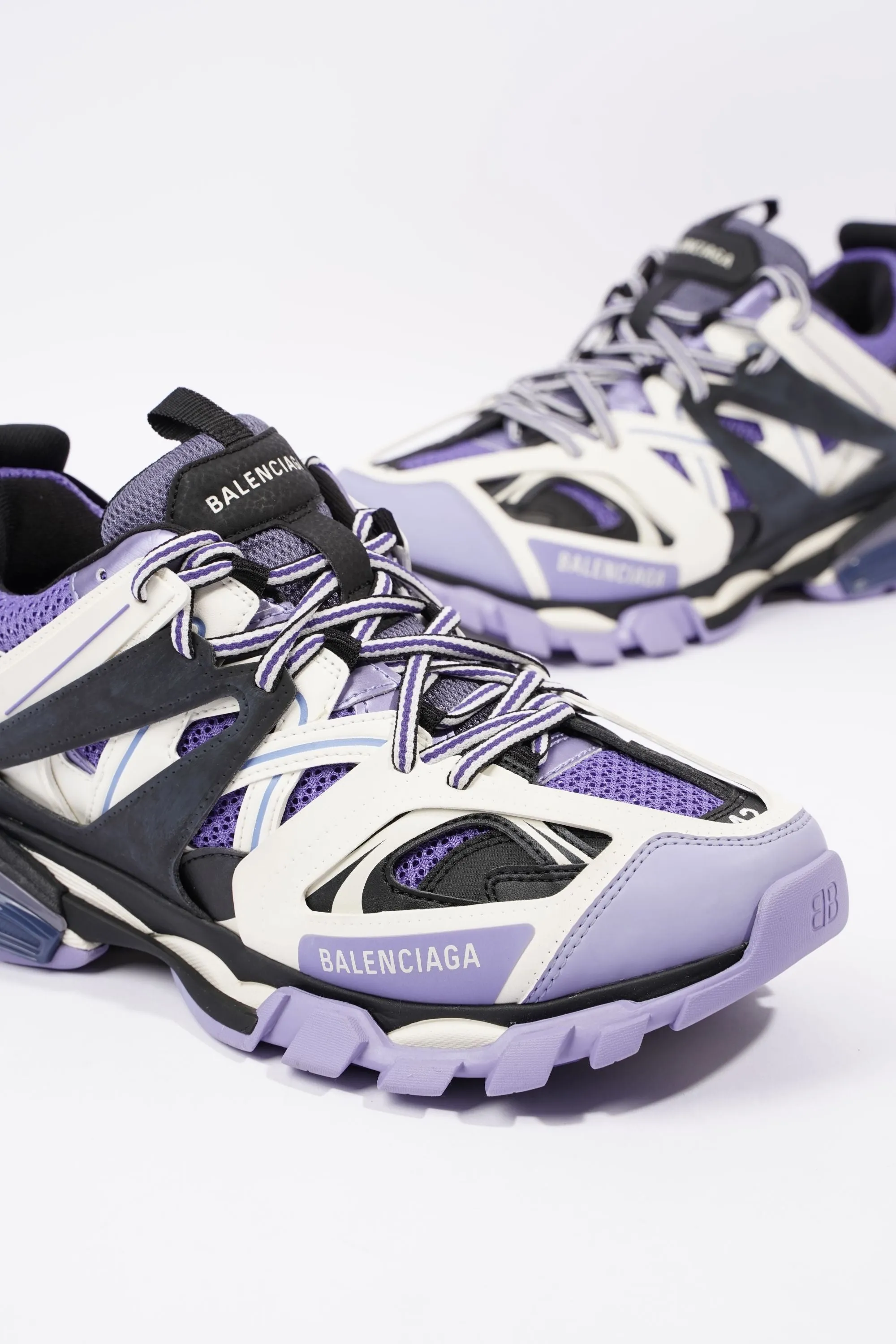 Balenciaga Mens Track Purple / White EU 42 / UK 8