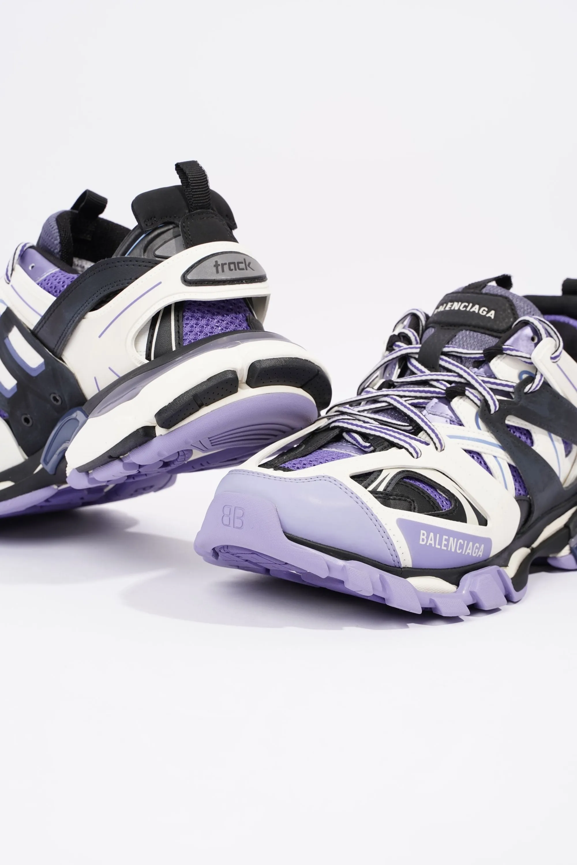 Balenciaga Mens Track Purple / White EU 42 / UK 8