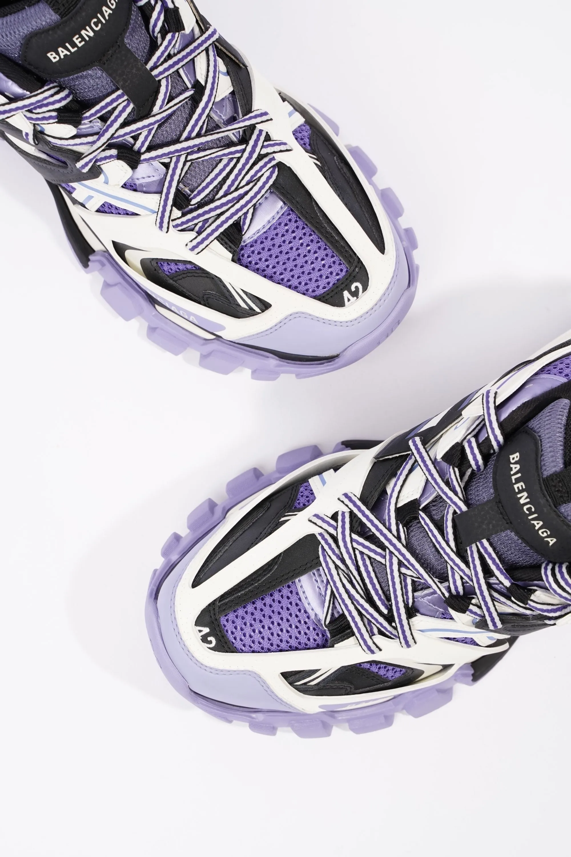 Balenciaga Mens Track Purple / White EU 42 / UK 8