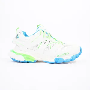 Balenciaga Mens Track White / Green / Blue EU 40 / UK 6