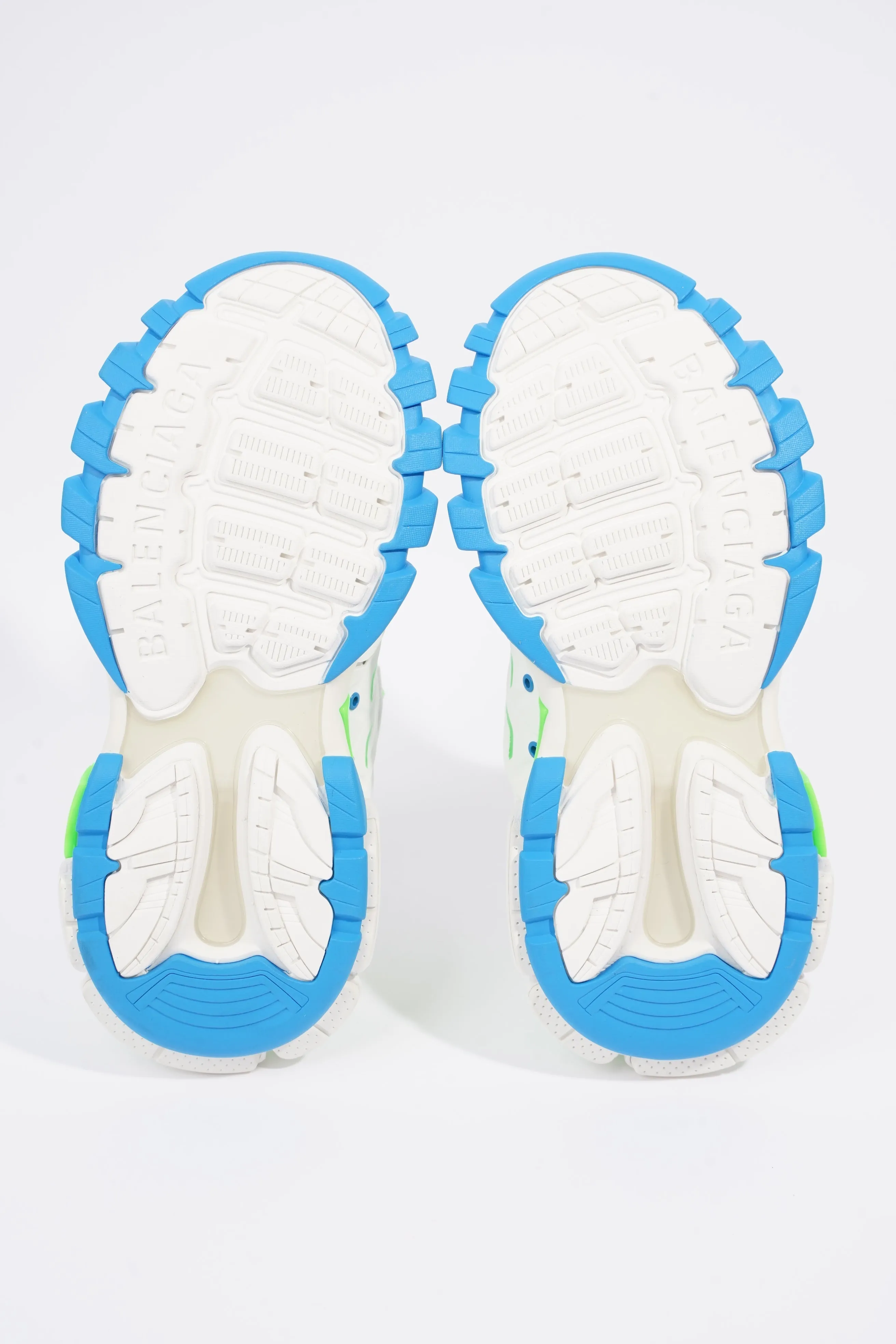 Balenciaga Mens Track White / Green / Blue EU 40 / UK 6