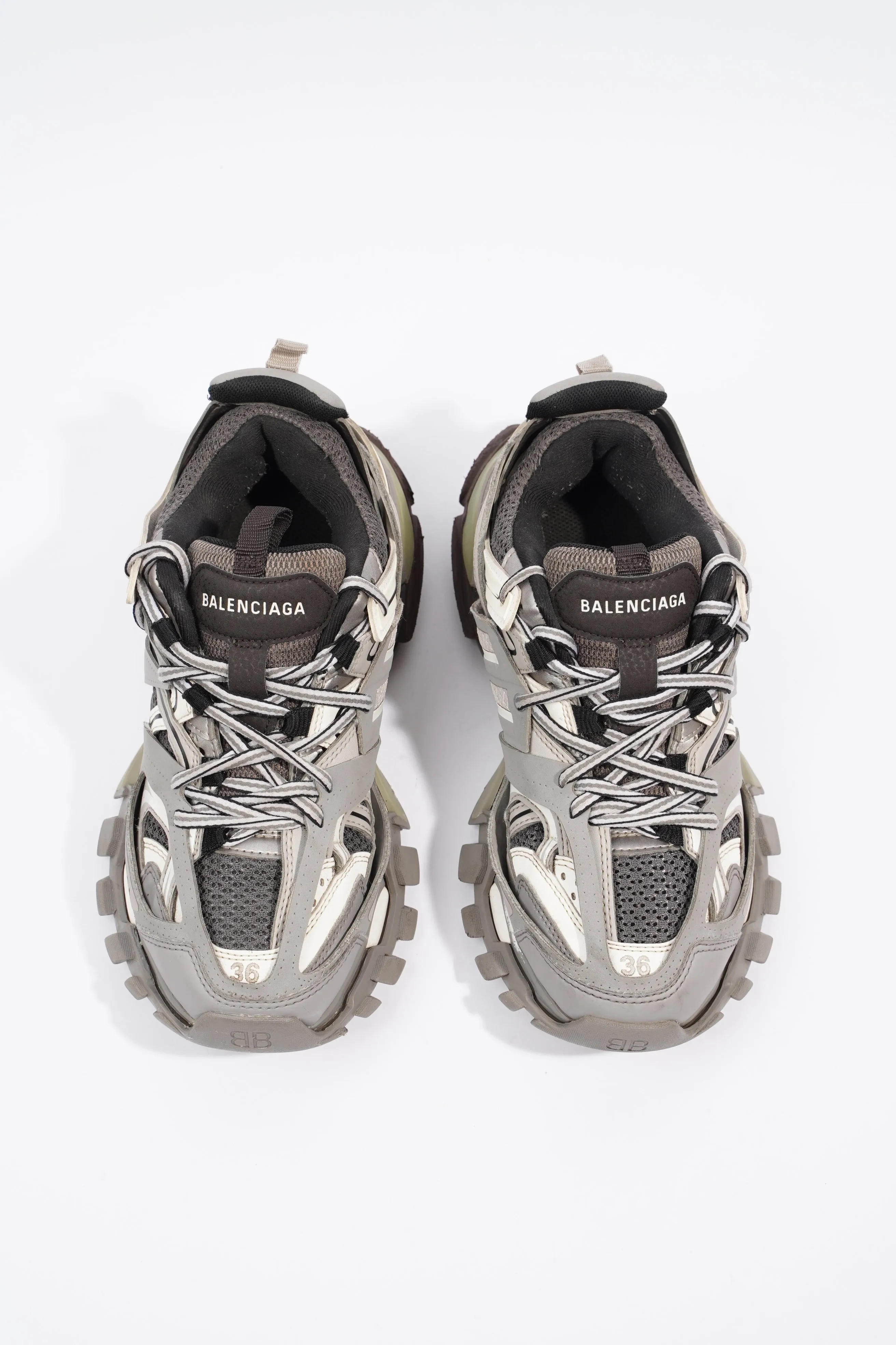 Balenciaga Track Grey / White Mesh EU 36 UK 3