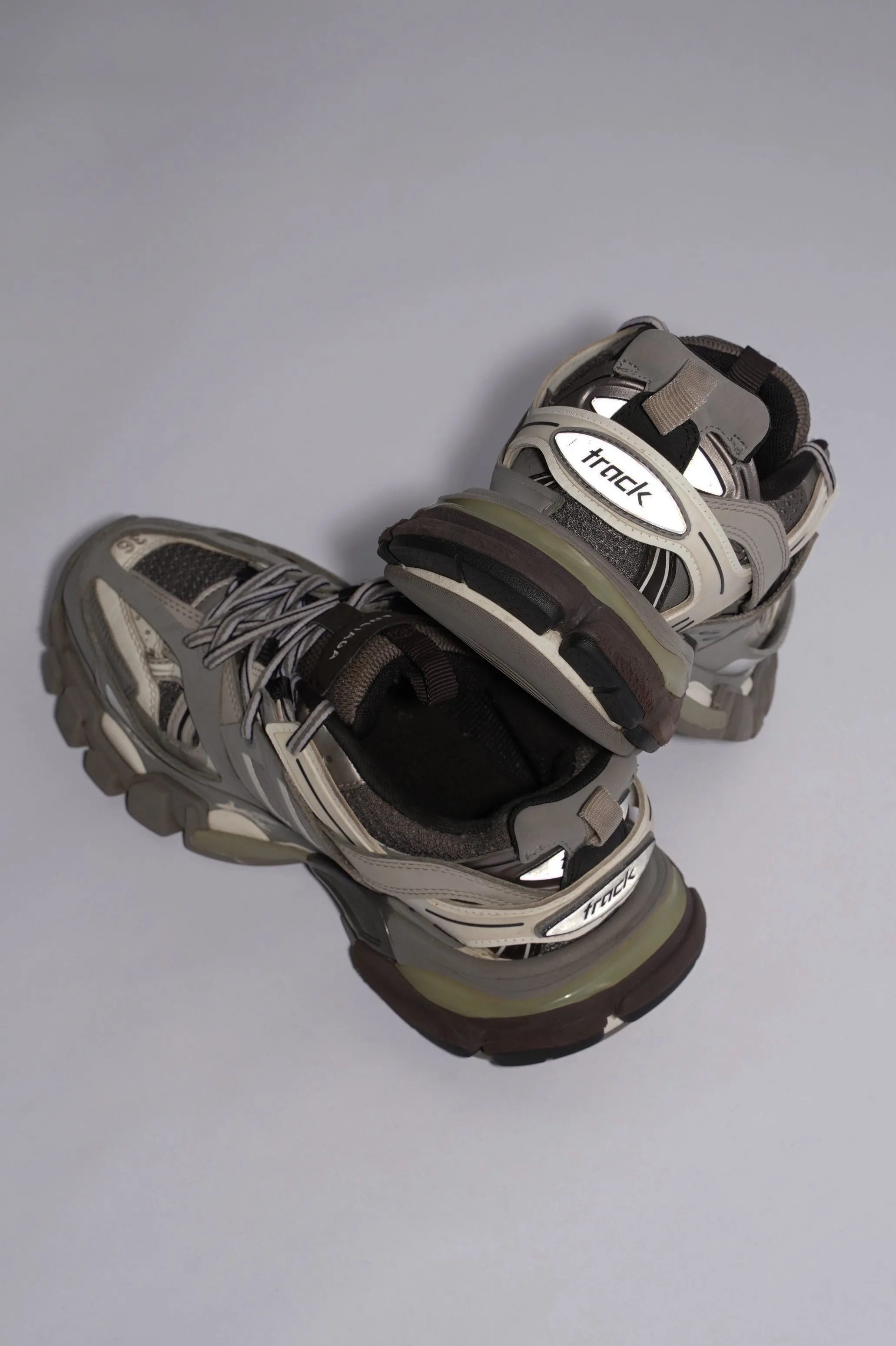 Balenciaga Track Grey / White Mesh EU 36 UK 3