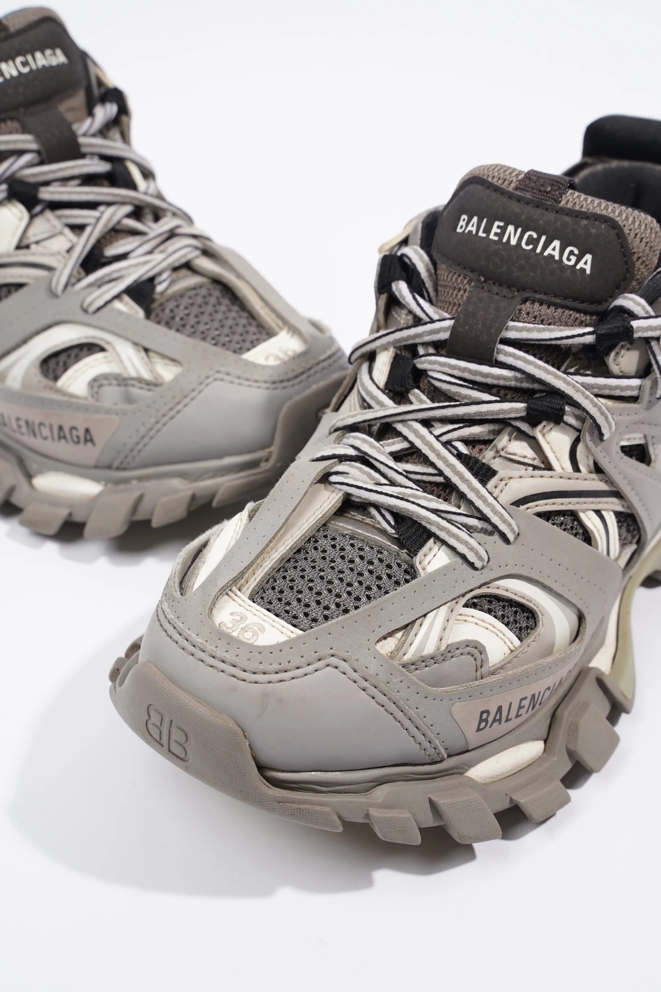 Balenciaga Track Grey / White Mesh EU 36 UK 3