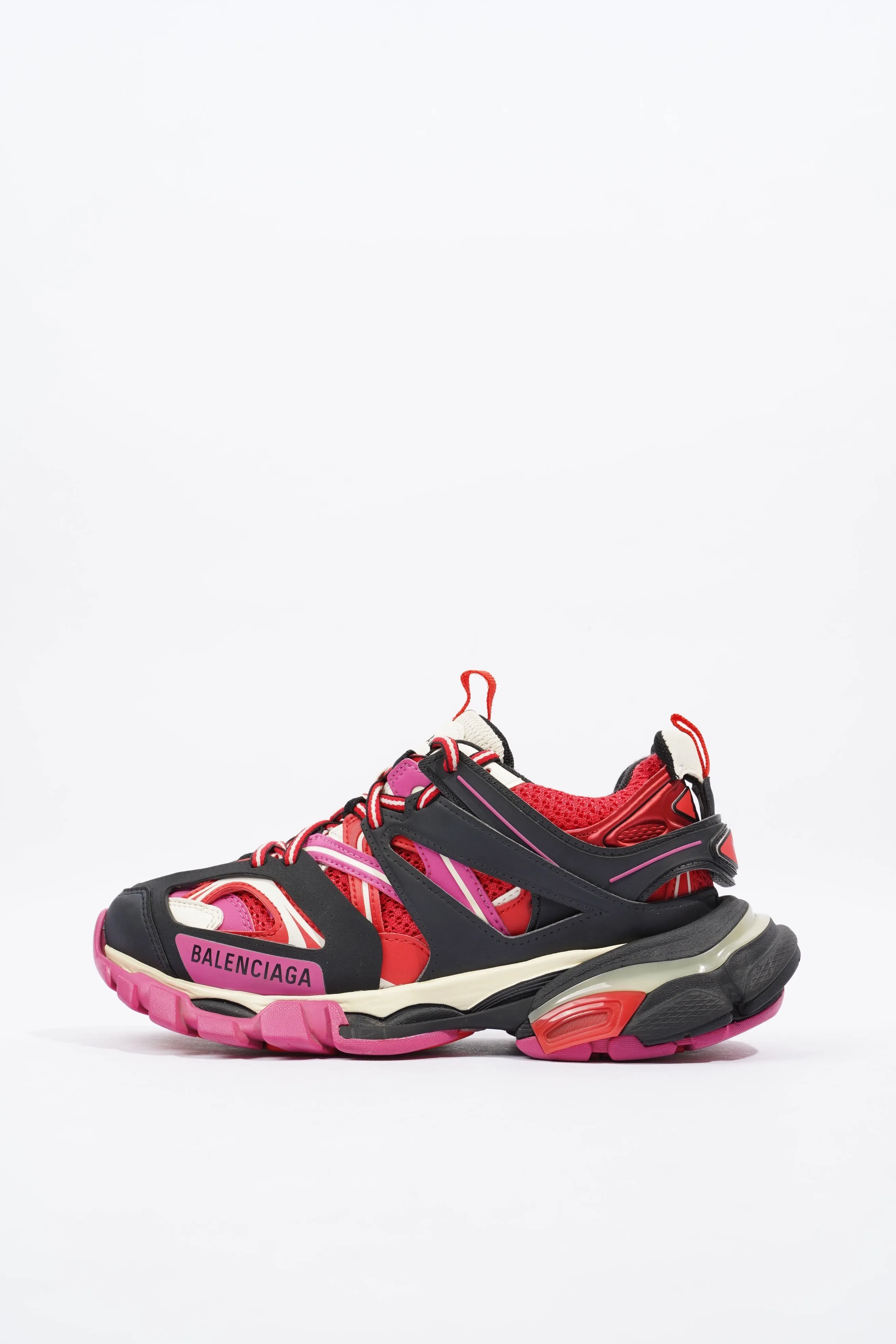 Balenciaga Track Red / Black / Pink Mesh EU 36 UK 3