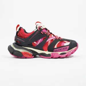 Balenciaga Track Red / Black / Pink Mesh EU 36 UK 3