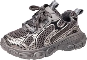 Boys Girls Shoes Kids Tennis Running Athletic Sport Sneakers Breathable Non Slip Mesh Comfortable Hiking Shoes