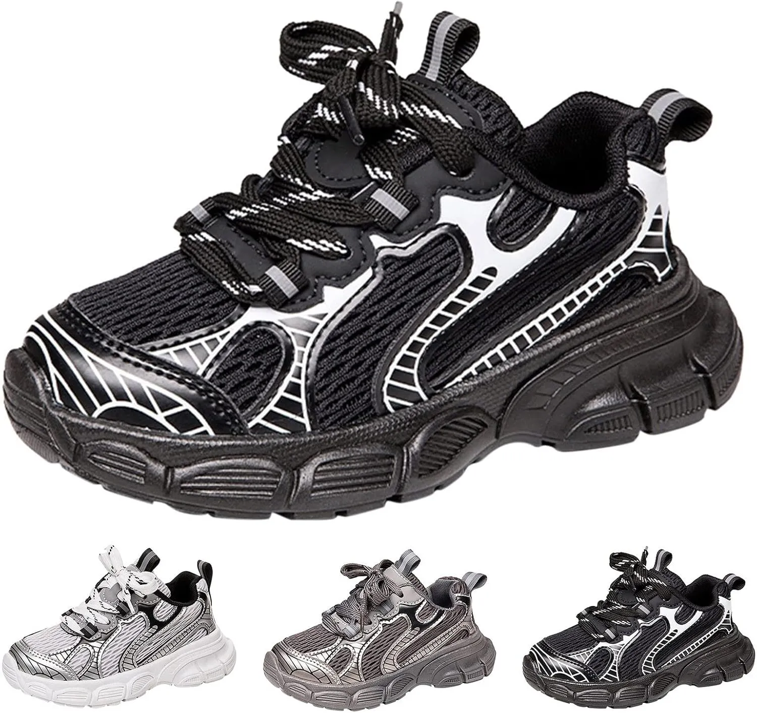Boys Girls Shoes Kids Tennis Running Athletic Sport Sneakers Breathable Non Slip Mesh Comfortable Hiking Shoes