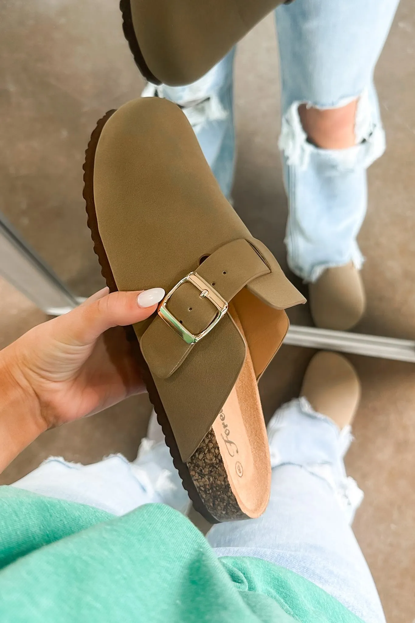 Cambridge Faux Leather Clog - FINAL SALE