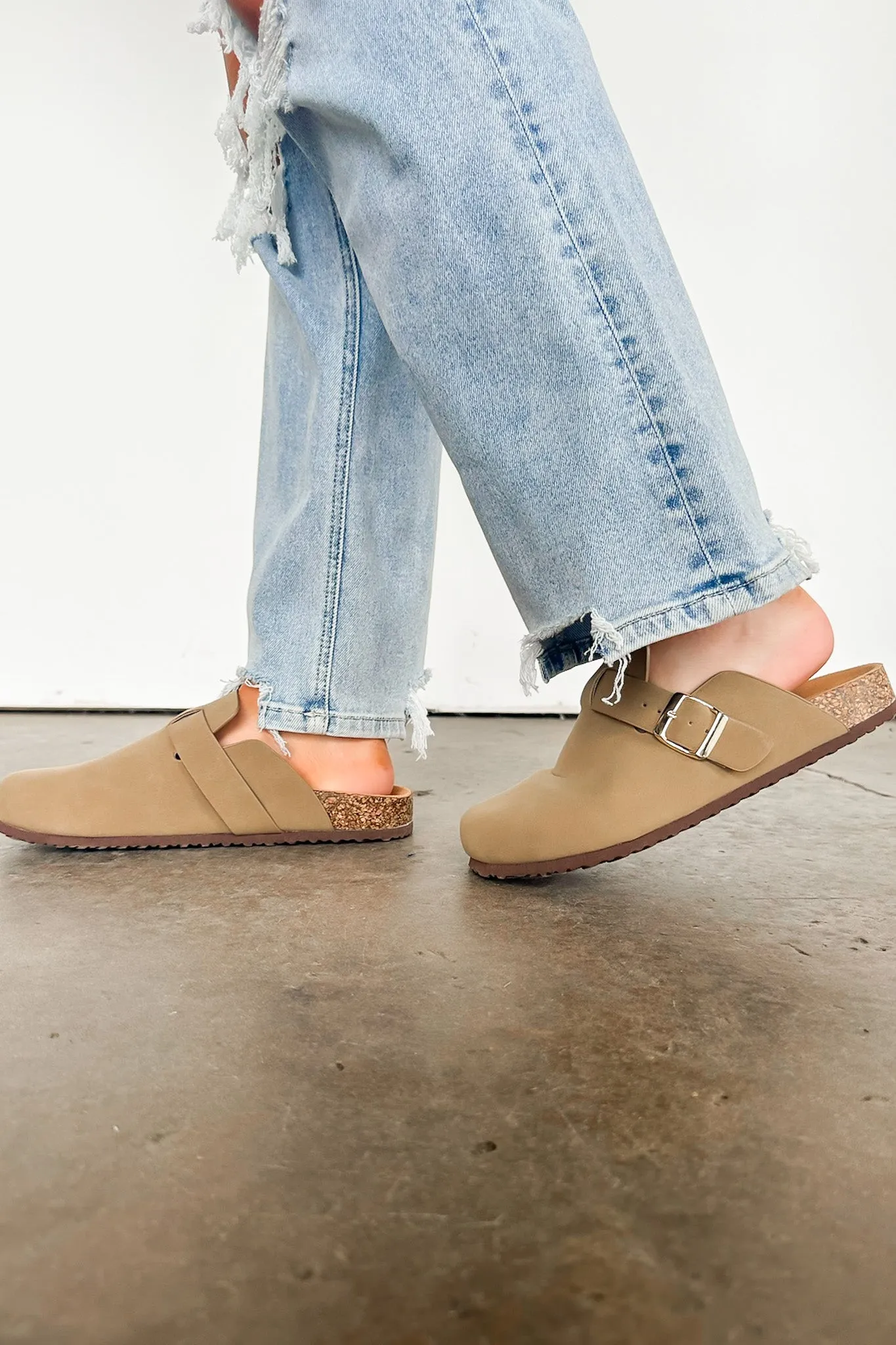 Cambridge Faux Leather Clog - FINAL SALE