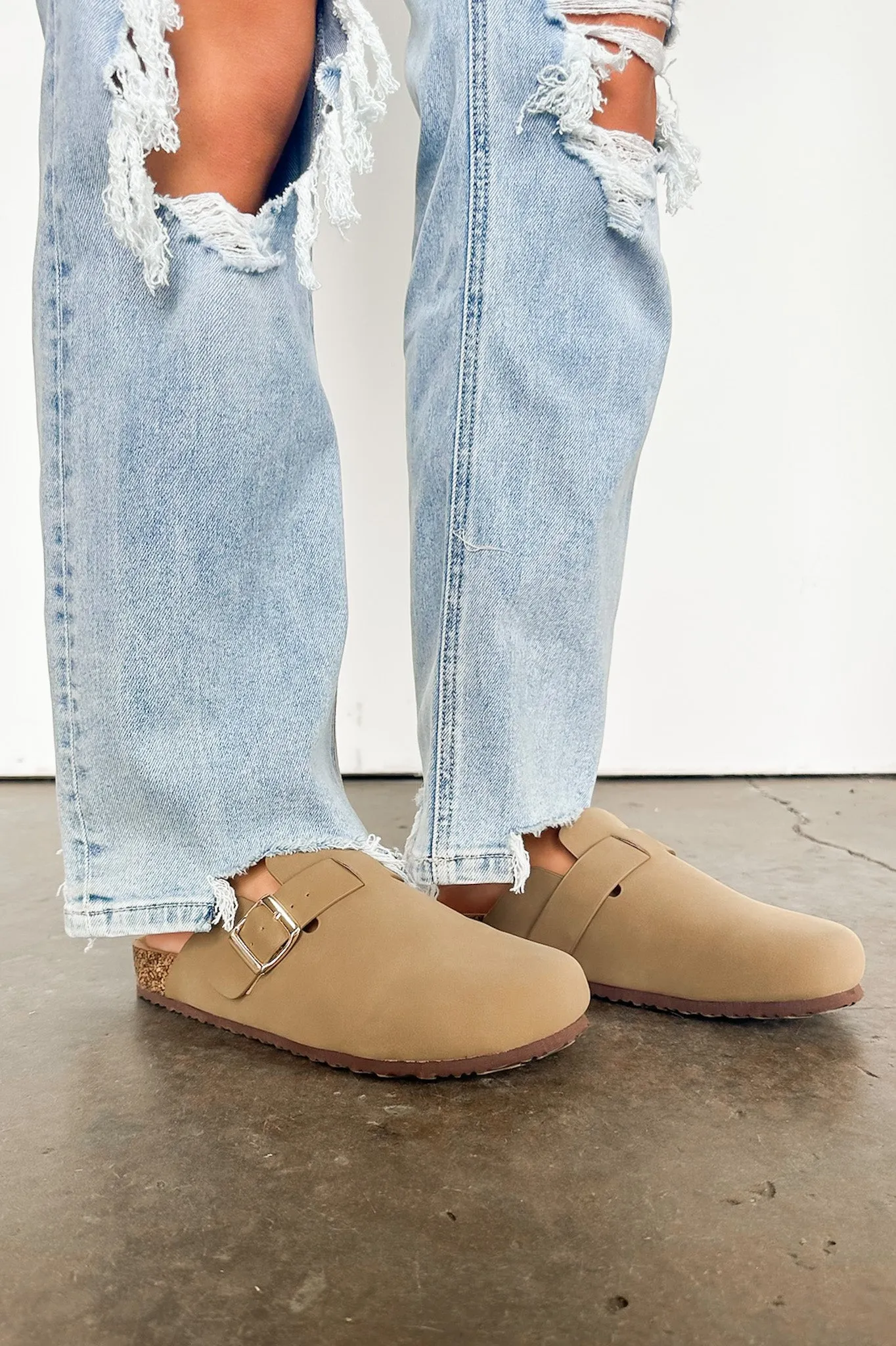 Cambridge Faux Leather Clog - FINAL SALE