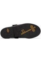 Clarks Lock Magic black patent school shoe