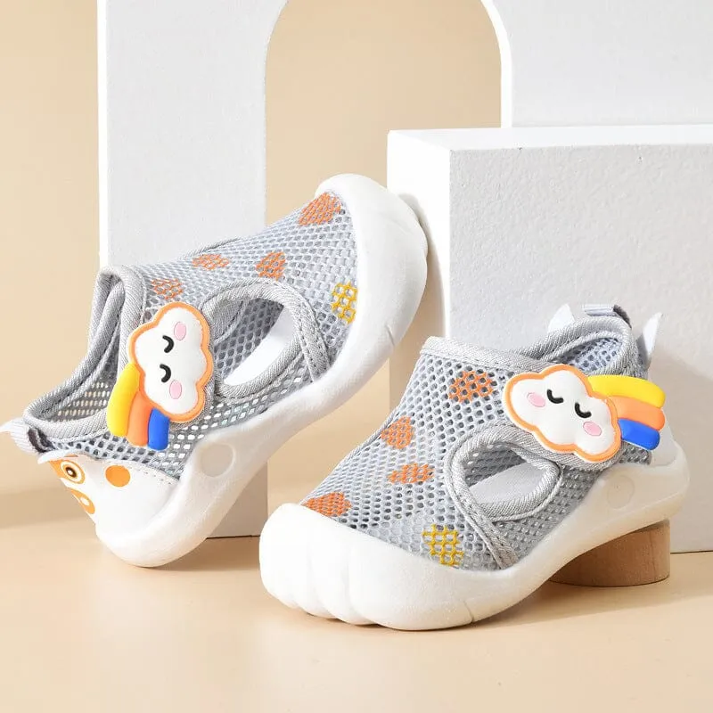 Cloud Colorful Mesh First Walker Sneakers