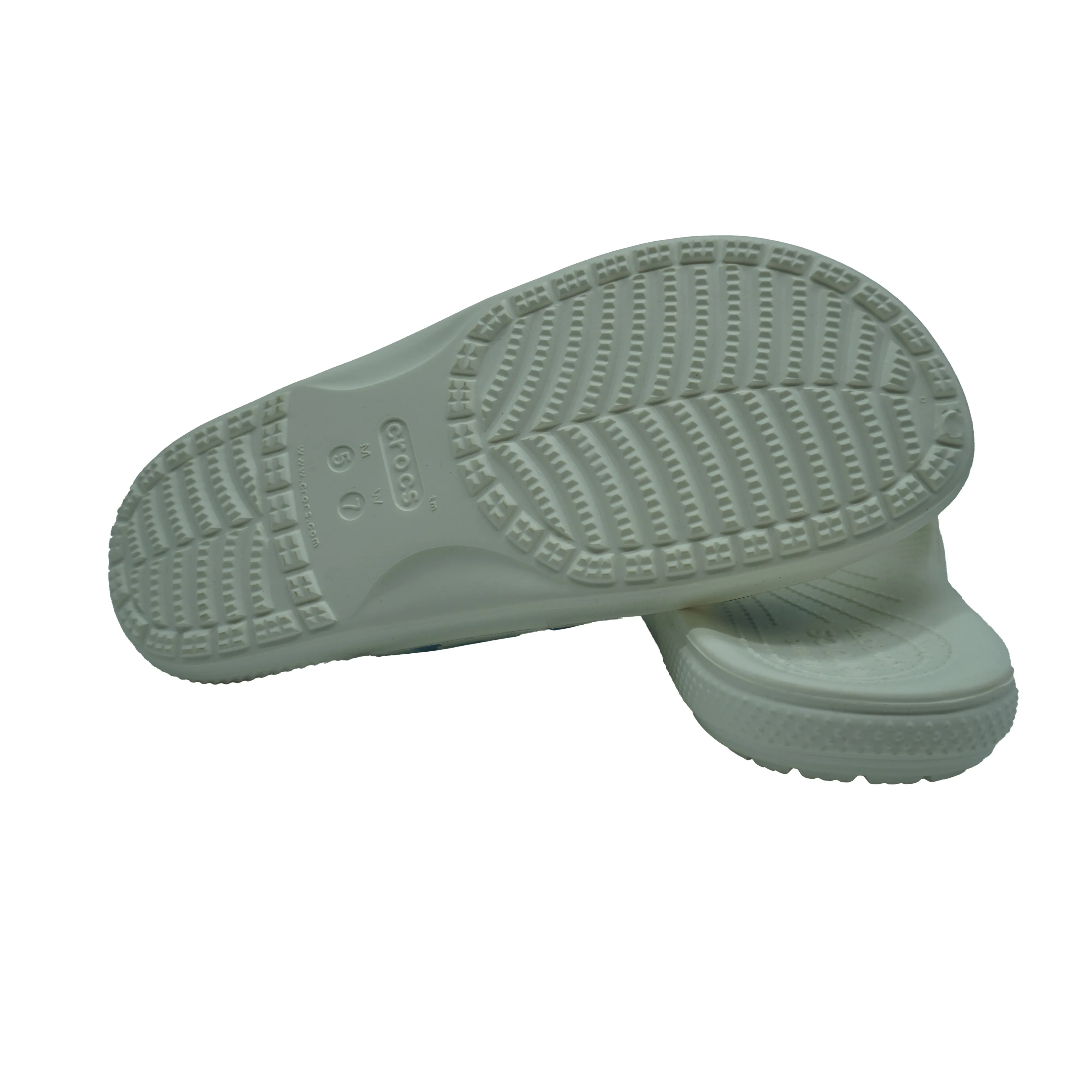 Crocs Unisex Adult Classic Sandal Slide Clouds White Blue Size M5/W7