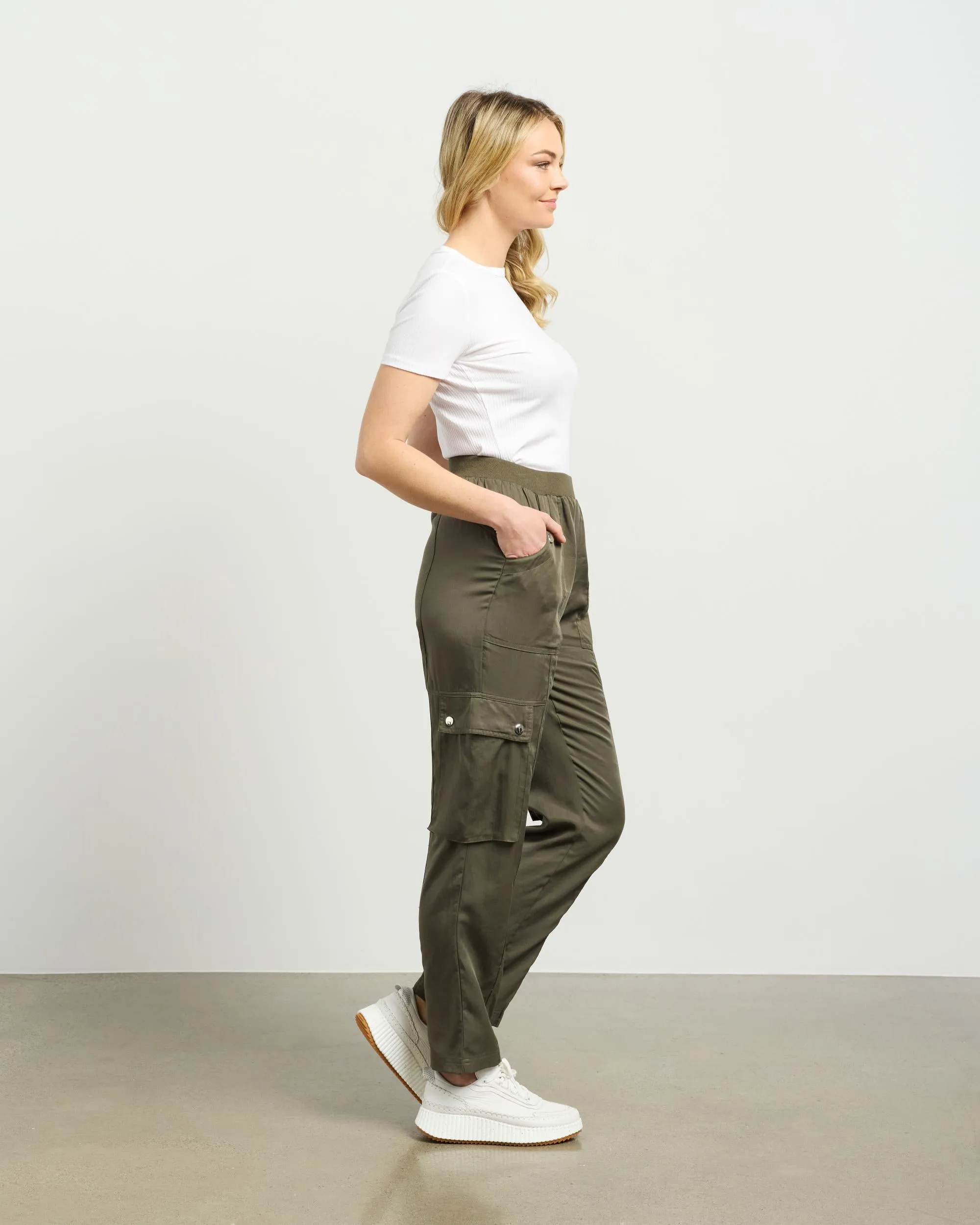 Et Alia Carter Cargo Pant - Olive