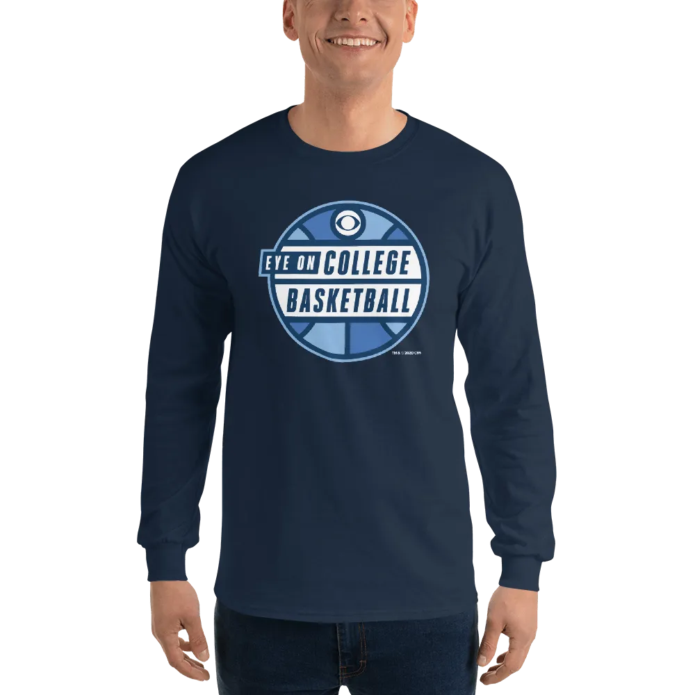 Eye on College Basketball Podcast Logo Adult Long Sleeve T-Shirt