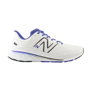 Fresh Foam x 860v13 - White with Marine Blue (2E)