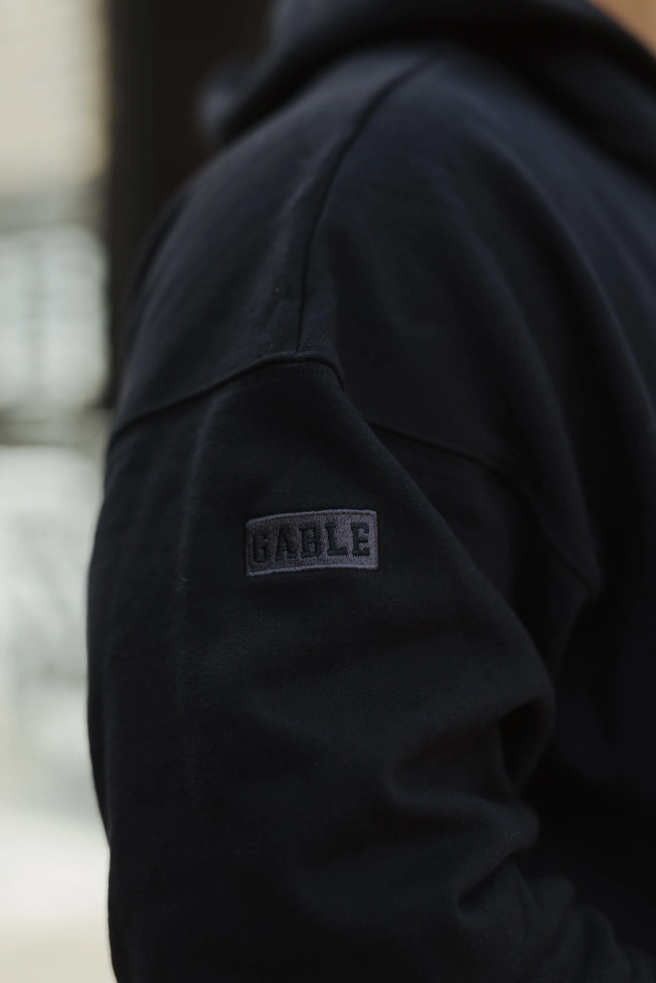 Gable x Takedown Arch Heavyweight Hoodie - Black/Black