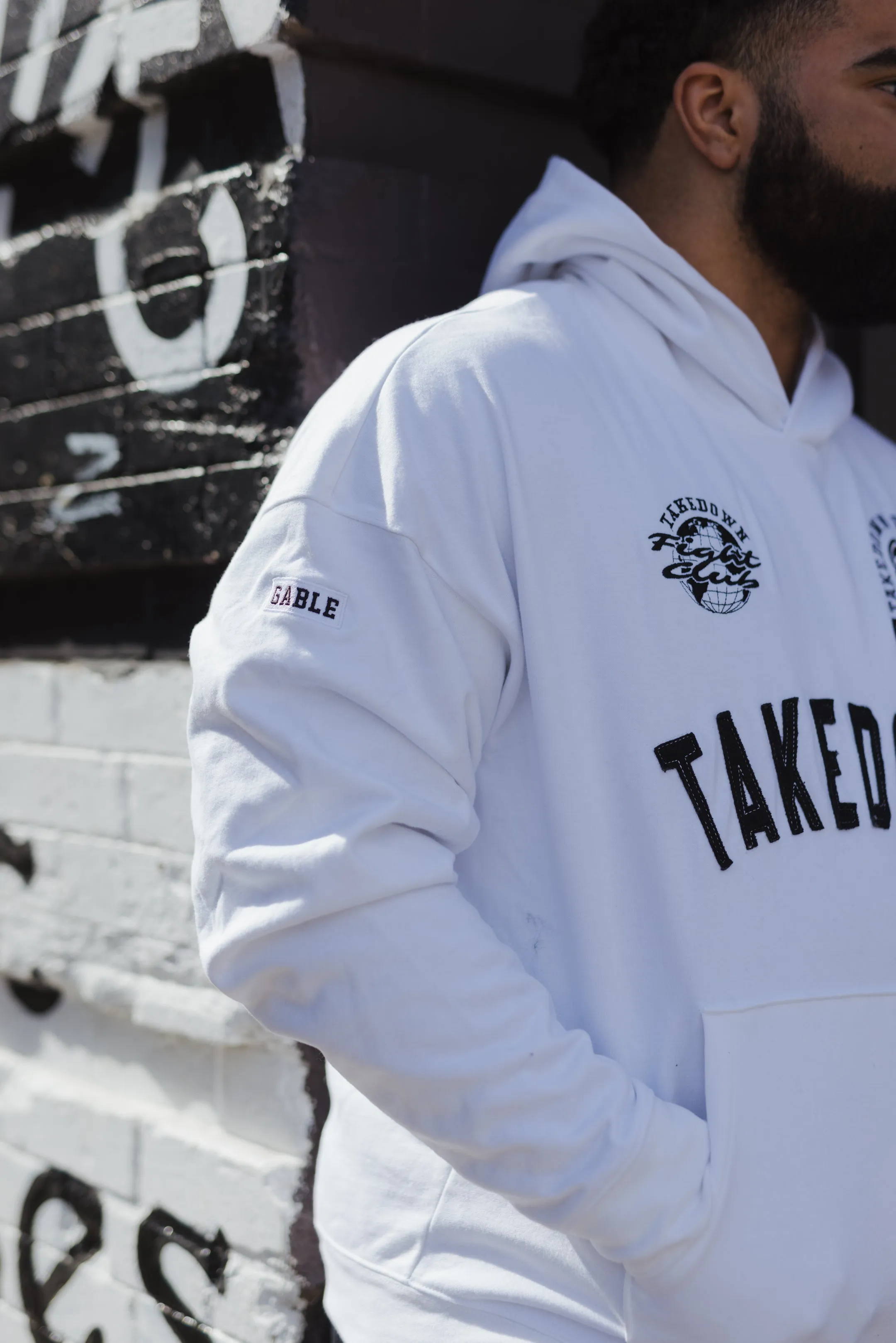 Gable x Takedown Arch Heavyweight Hoodie - White