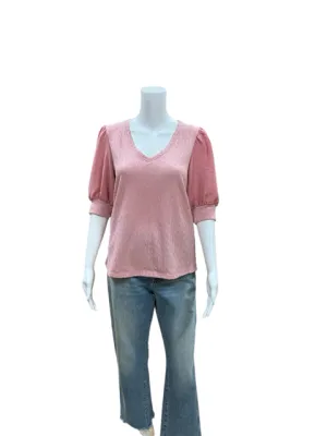 Gibson Look Mauve Solid Top Size Small
