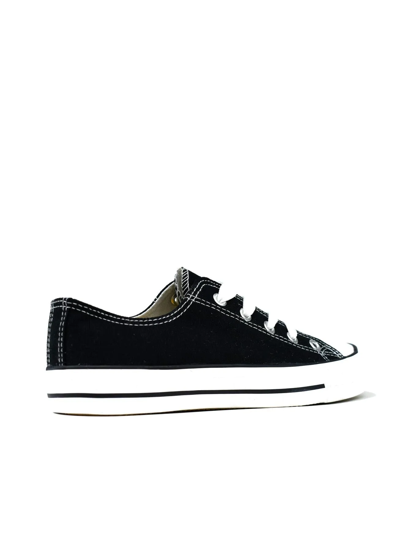 Girls Lace up Canvas Shoes Black