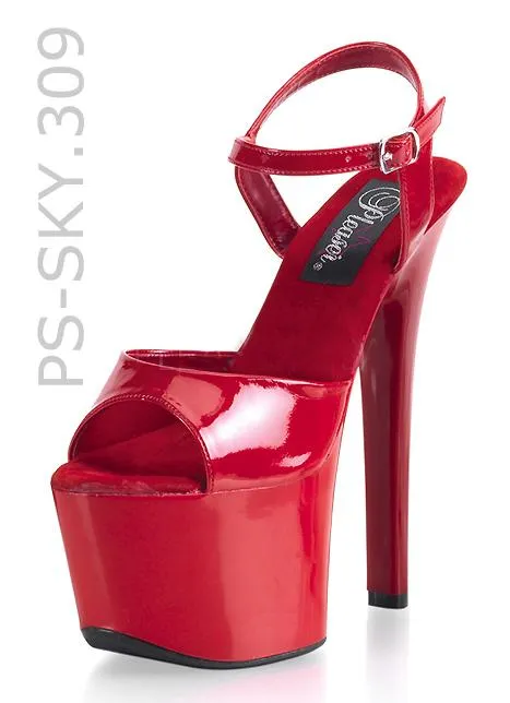 High Heel Sandal Platform Shoe 7-inch Heel 8-colors PS-SKY-309
