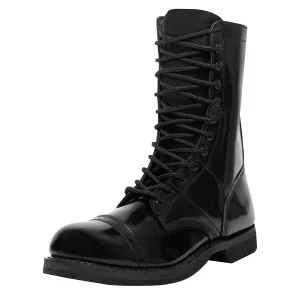 Jump Boot Black Leather